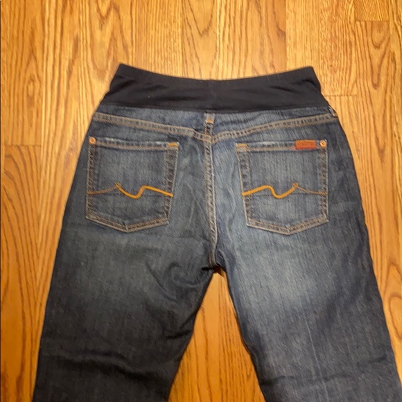 7 for all mankind maternity bootcut jeans - Picture 3 of 6